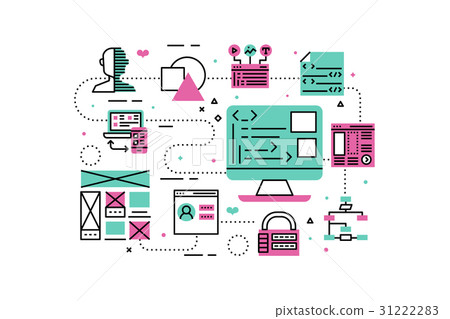 Web Programming Illustration Web Programming Illustration 31222283