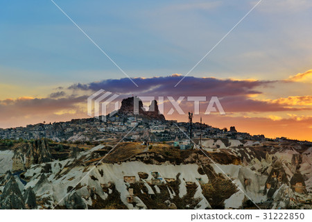 Sunset in Cappadocia. Turkey Sunset in Cappadocia. Turkey 31222850