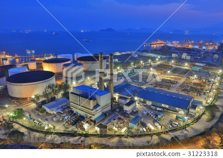 the Oil Depot at Nam Wan at night the Oil Depot at Nam Wan at night 31223318