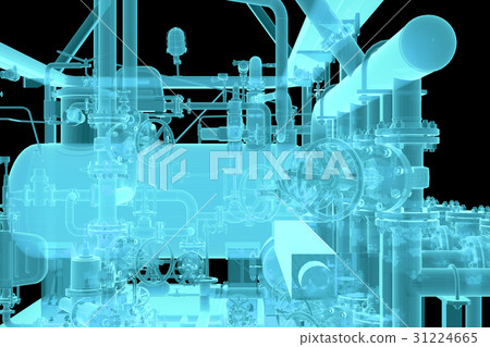 X-Ray Image of Industrial equipment X-Ray Image of Industrial equipment 31224665