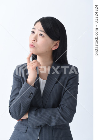 A young woman troubled by trouble A young woman troubled by trouble 31224824