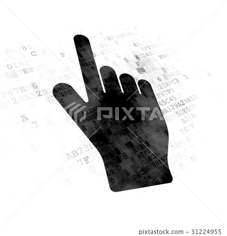 Web design concept: Mouse Cursor on Digital 31224955