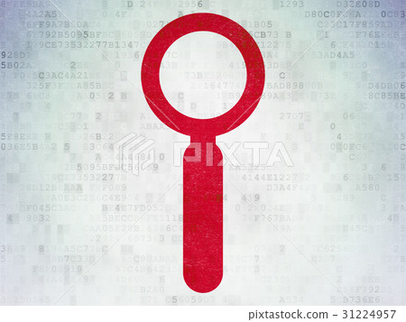 Web design concept: Search on Digital Data Paper 31224957