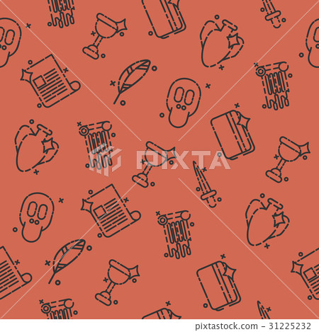 History and culture icons pattern 31225232