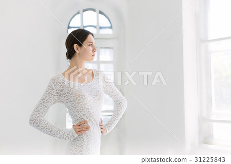 Young and incredibly beautiful ballerina is posing 31225843