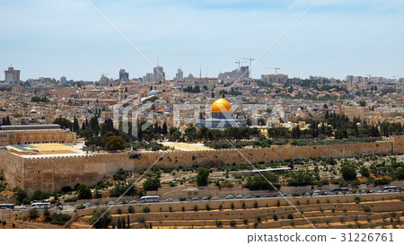 Jerusalem panoramic aerial view Jerusalem panoramic aerial view 31226761