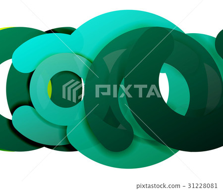 Circle geometric abstract background, colorful Circle geometric abstract background, colorful 31228081