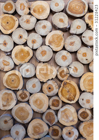 small piece of wood logs used for design small piece of wood logs used for design 31228423