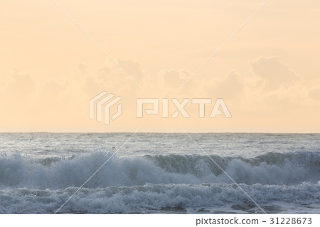 beautiful sea with clear sky 31228673