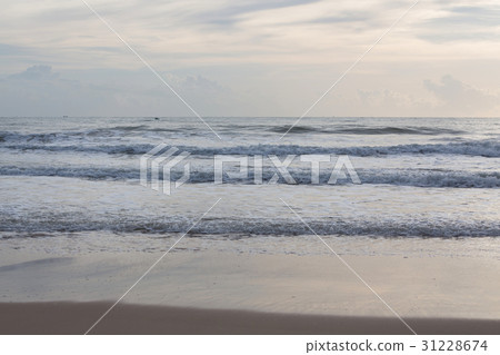 beautiful landscape summer sea with sand beach 31228674