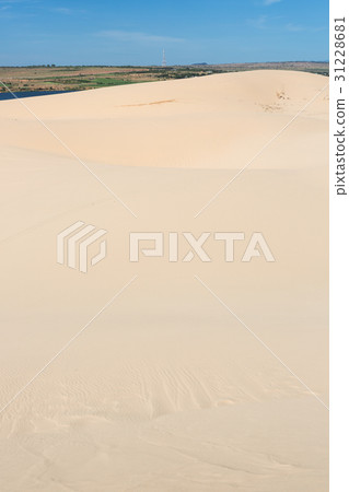 white sand dune desert in Mui Ne, Vietnam 31228681
