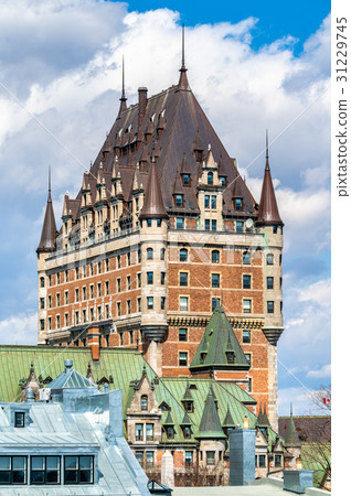 View of Chateau Frontenac in Quebec City, Canada View of Chateau Frontenac in Quebec City, Canada 31229745