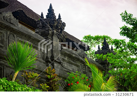 Ancient stone sculpture in the Balinese Ancient stone sculpture in the Balinese 31230671