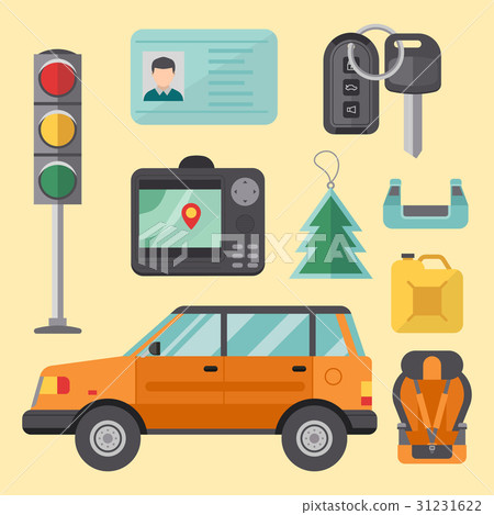 Auto transport motorist icon symbol vehicle 31231622