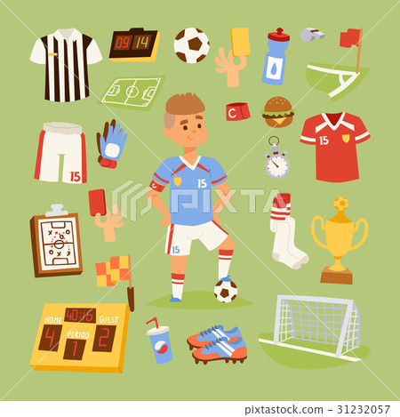 Soccer icons vector illustration. Soccer icons vector illustration. 31232057