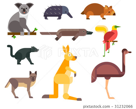 Australia wild animals cartoon popular nature 31232066