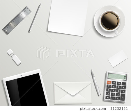 Blank office desk background. 31232131