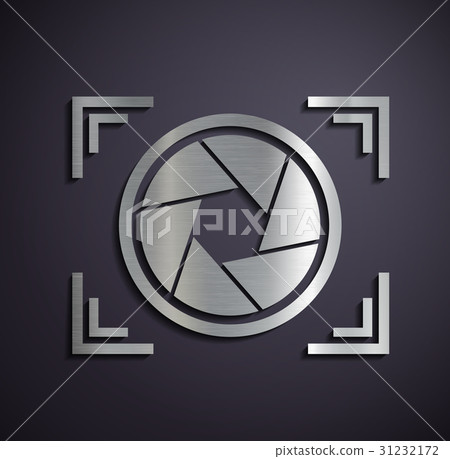 Metal logo camera. 31232172