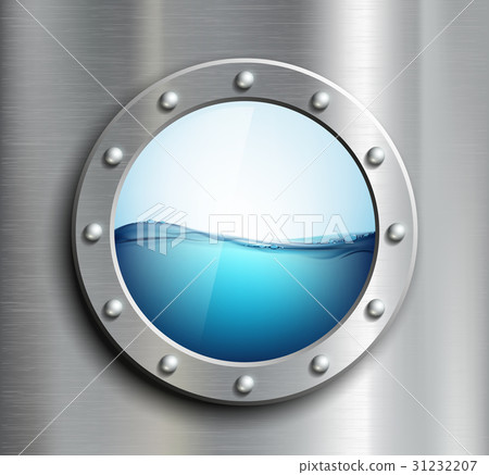 Round window on the ship. Round window on the ship. 31232207