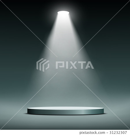 Lantern illuminates round scene. Lantern illuminates round scene. 31232307