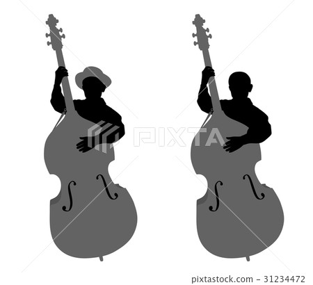 Boy contrabassist 31234472