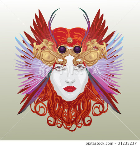 Abstratct portrait illustration. 31235237