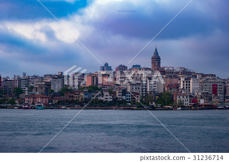 Beyoglu district historic architecture and Galata Beyoglu district historic architecture and Galata 31236714