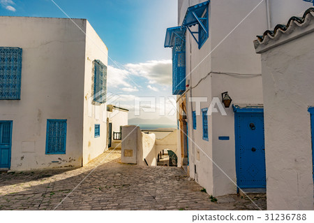 Sidi Bou Said, famouse village with traditional Sidi Bou Said, famouse village with traditional 31236788