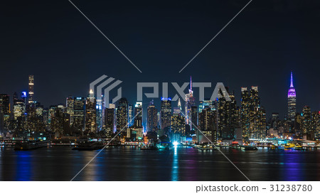 紐約/曼哈頓全景夜視圖 31238780