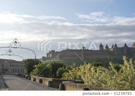 Historic fortified city city Carcassonne 31239783