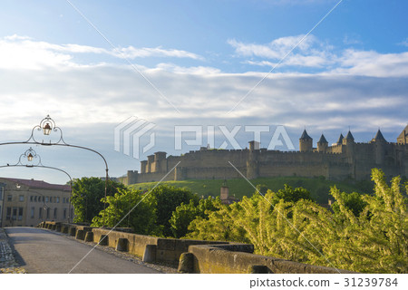 Historic fortified city city Carcassonne 31239784