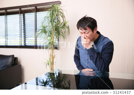 A nauseated man A nauseated man 31241437