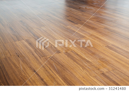 brown wood laminate floor varnish interior 31241480