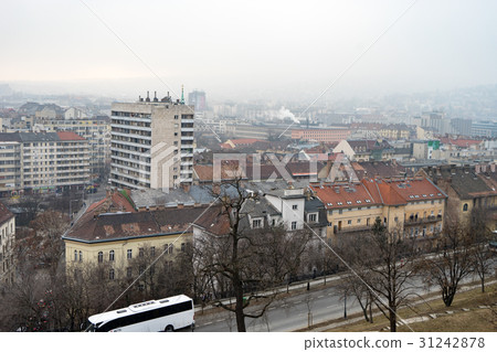 Image of the city of Budapest seen from the hill of the royal palace Image of the city of Budapest seen from the hill of the royal palace 31242878