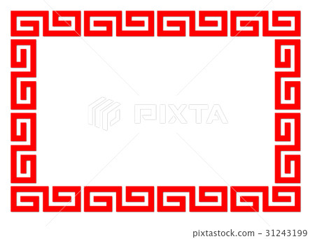 Chinese mark frame - Stock Illustration [31243199] - PIXTA