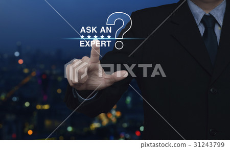 Ask an expert with star and question mark icon Ask an expert with star and question mark icon 31243799