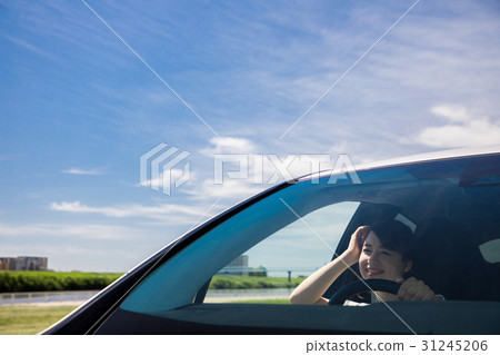 Driver and blue sky 31245206