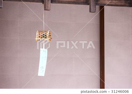 Wind chimes summer image Japanese style image hot summer image material 31246006