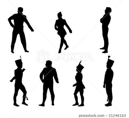 Set of Man and woman in old, beautiful form of Set of Man and woman in old, beautiful form of 31246183