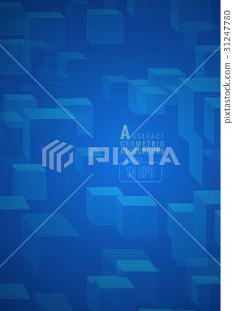 Abstract cube composition in retro design Abstract cube composition in retro design 31247780