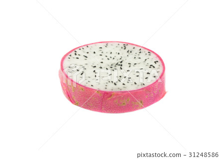 Pitaya or Dragon Fruit isolated against white  31248586