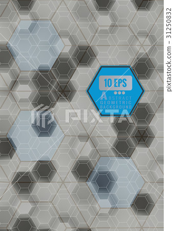 Abstract gray hexagonal tile background Abstract gray hexagonal tile background 31250832
