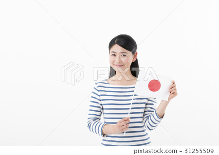 女子國旗日本 31255509