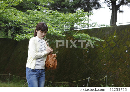 Melancholy business woman image 31255733