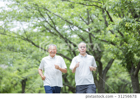 老人慢跑 31256678