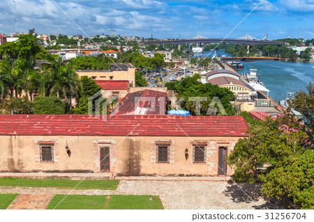 Ozama river, cityscape of Santo Domingo Ozama river, cityscape of Santo Domingo 31256704