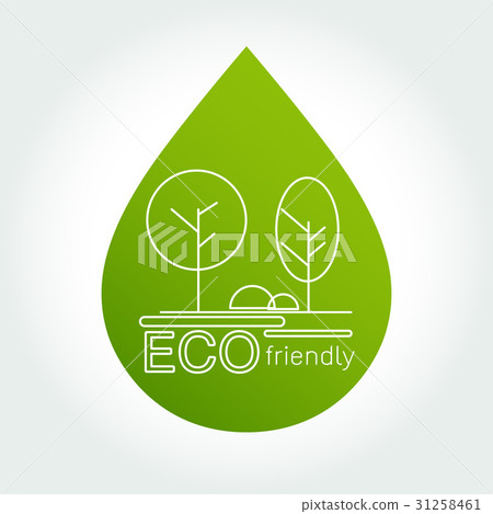 Green park abstract background.Eco friendly Green park abstract background.Eco friendly 31258461