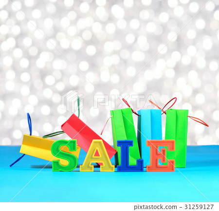 Sale written by colorful letters Sale written by colorful letters 31259127