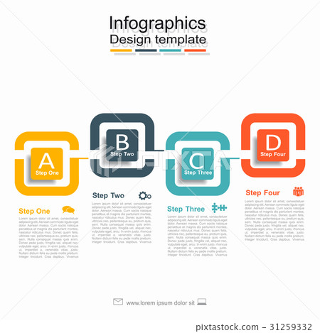 Infographic design template with place for your 31259332