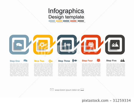 Infographic design template with place for your 31259334